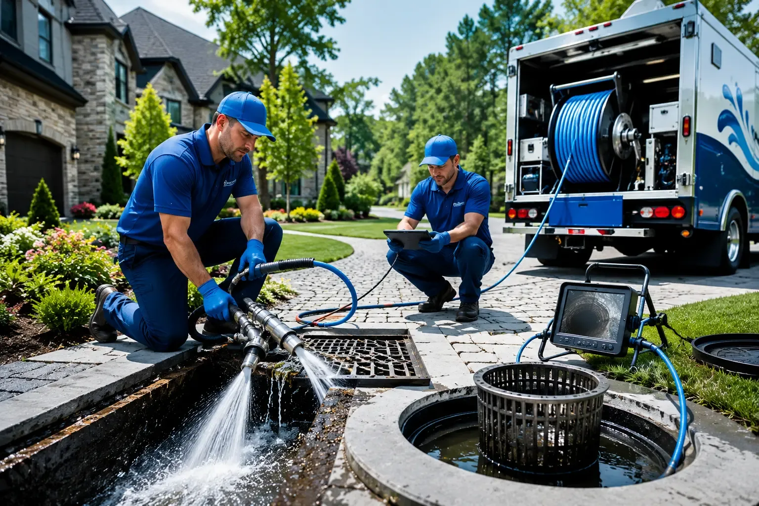 Local outdoor drain cleaning professionals in San Pierre, IN